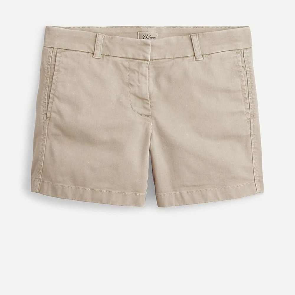 NWT J CREW chino short KHAKI sz 6